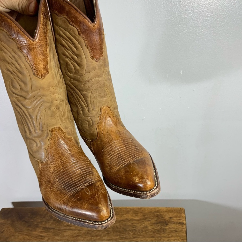 Sancho cowboy leather boots, like new - Picture 7 of 10
